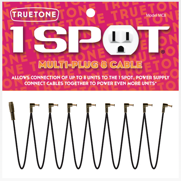 [True Tone] 1 Spot - MC8 - 파워 연결 용 케이블 - 8플러그 &amp; 1소켓