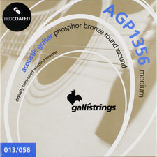 이테리 갈리 어쿠스틱 스트링 Galli String - AGP1356 ProCoated Phosphor Bronze Medium(013-056)